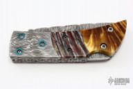 Damascus Lockback Folder