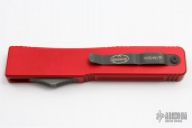Ultratech Red Handle Black Hardware Black Serrated #3638 12/2003