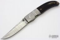 Buffalo Persian Damascus Linerlock