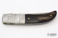 Buffalo Persian Damascus Linerlock