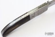 Buffalo Persian Damascus Linerlock
