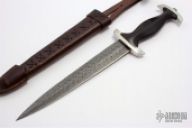 Damascus Swiss Dagger #035/500