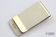 Mokume and Gold Lip Pearl Money Clip