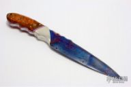 Damascus & Amboyna Burl Fighter