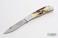 Engraved Stag Slipjoint