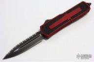 Scarab D/E Red Black Serrated #01235 09/2009