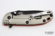 ZT Hinderer 0560BLK - Custom Orange G-10 Scale