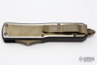 SS Daytona Tanto HG Stainless Damascus Bronzed Damascus Inlay #006