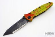 Zombie Delta T/E Black Full Serrated A163-3Z