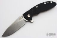 XM-18 3.5" Slicer Flipper - Black/Green G10