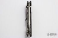 XM-18 3.5" Slicer Flipper - Black/Green G10