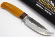 Drop Point Hunter - Yellow Micarta