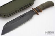 Green Micarta Parang Sub-Hilt