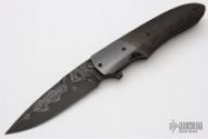 Hybrid Drop Point with Swedge - Damascus