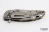 XM-18 3" Wharncliffe - Green G-10 Brass Standoffs