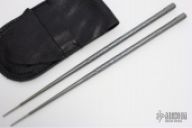 Titanium Chopsticks - Stonewashed