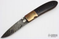 Damascus Linerlock