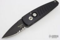 Stinger 401 - Black Handle / Partially Serrated