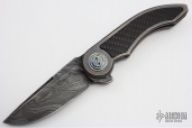 Damascus Framelock Flipper