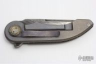Damascus Framelock Flipper