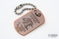 Hinderer 25 Years Blade 2014 Dog Tag