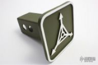 TAD GEAR Trailer Hitch Cover - OD Green/White