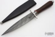 High Contrast Damascus Dagger