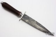 High Contrast Damascus Dagger
