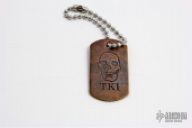 TKI Skull Dog Tag