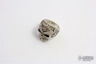 Sterling Skull Ring Size 11.5