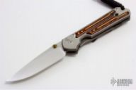 Small Sebenza Classic w/ Snakewood and Gold Inlay