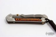 Small Sebenza Classic w/ Snakewood and Gold Inlay