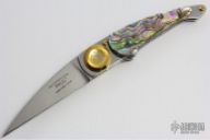 LM22980 Abalone Wharncliffe - Paul Perfecto Limited Ed