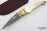 LM21700 Gold Lip MOP/Damascus - Paul Perfecto Limited Ed