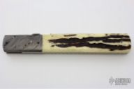 Large Folding Dagger w/ Damascus Bolsters