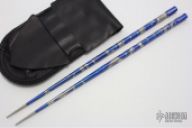 Titanium Chopsticks - Blue/Silver