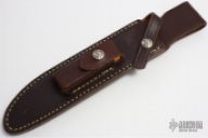 WAXED Brown Model A Sheath - Stamped 8C