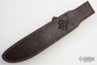 WAXED Brown Model A Sheath - Stamped 8C