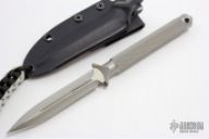 ADO Hand Ground Bead Blast Dagger