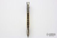 Damascus and Gold Lip Pearl Auto