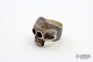 Sterling Skull Ring Size 11