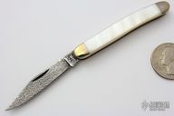 8188P Dam - Damascus and Pearl Slipjoint