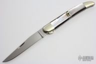 Black Lip and Abalone Linerlock