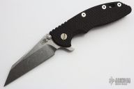 XM-18 3.5" Wharncliffe with CF and Copper Standoffs