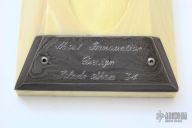 Custom Damascus Cross Lock w/ Gut Hook