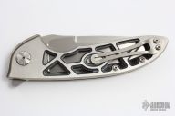Titanium Framed Button-Lock Flipper