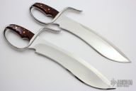 Pair of Sasquatch-Style Butterfly Knives