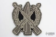 Duane Dwyer Custom Crossed Rifle Logo Patch
