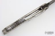 Special Order Super Sized Folder - Damascus/ Ti