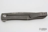 Wharncliffe Framelock Flipper - Damascus